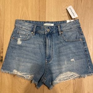high rise festival pacsun jean shorts